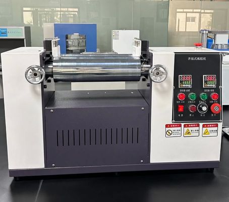 kopen Lange levensduur rubbermengmachine met spiegelgepolijste verchroomde rollen en noodstop bij botsing online manufacture