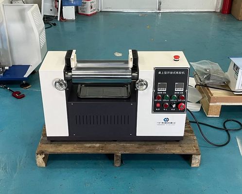 kopen Compacte 750×380×600mm Open Mill Rubber Mix Machine met een capaciteit van 300 sets/maand en verstelbare rollerafstand online manufacture