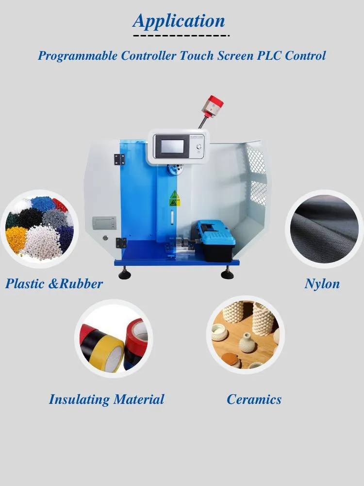 Industriële digitale Charpy Impact Test Machine voor kunststof en rubber 0