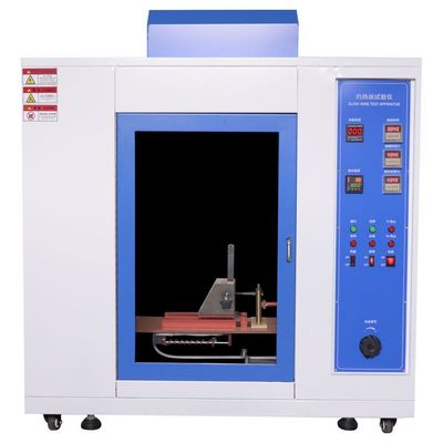 Sleuteldruk Glow Wire Combustion Flame Test Chamber Werkstukken Verticale ontvlambaarheidstester